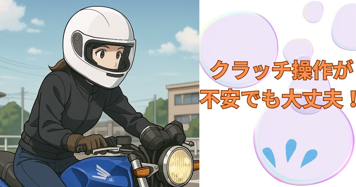 クラッチ操作が不安な人