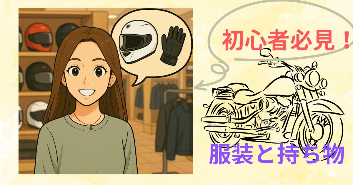 初心者の服装と持ち物
