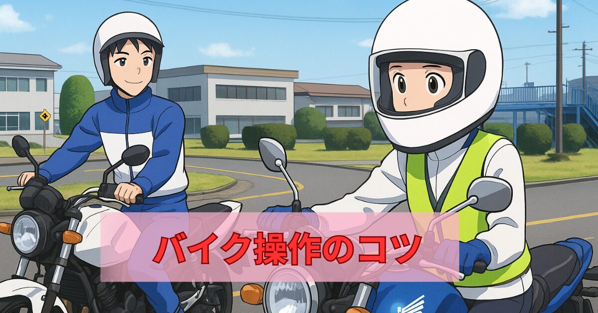 バイク操作のコツ
