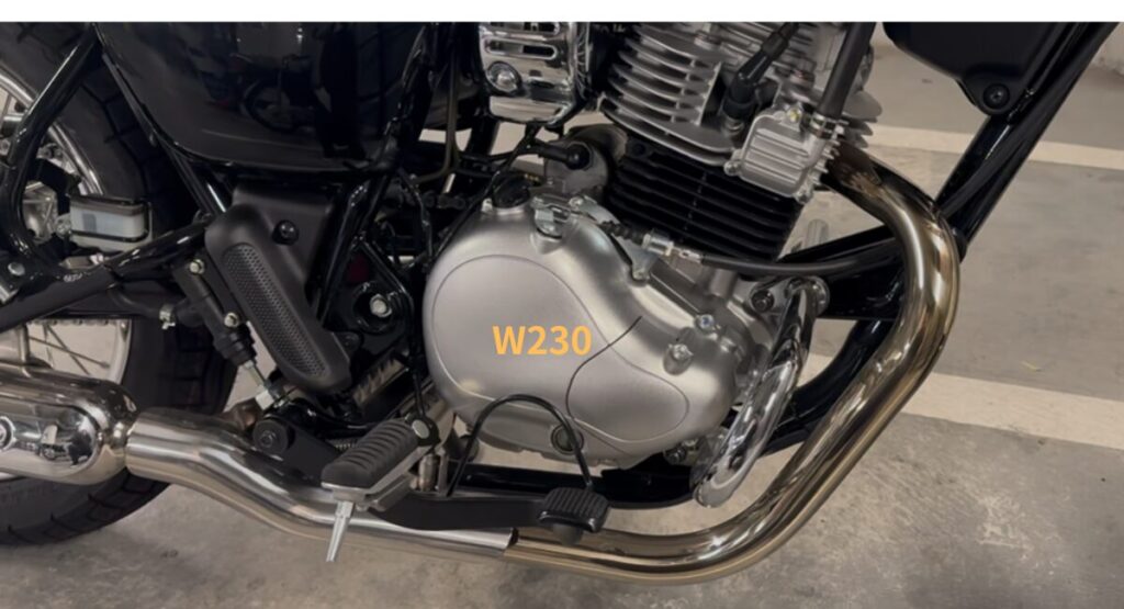 KawasakiW230のエンジン