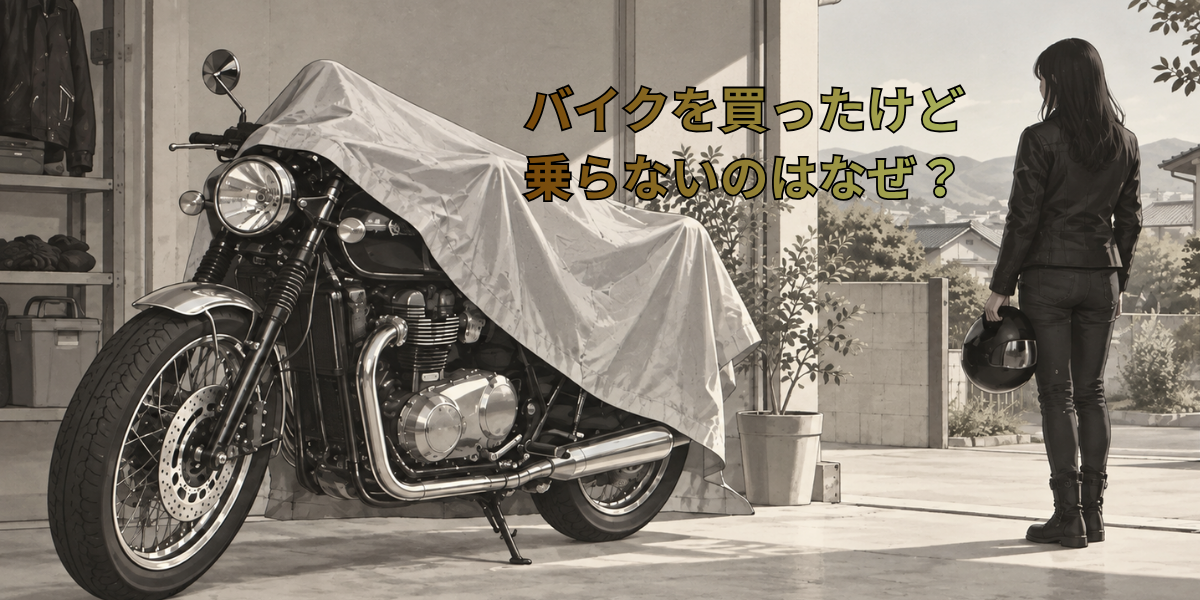 バイクを買ったけれど乗らない理由と3つの選択肢